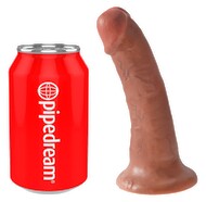 Naturdildo 6" Cock mit Saugfuß