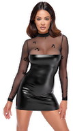 Kleid „Libido Exclusive“ im edlen Material-Mix