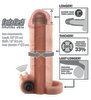 Vibrating Real Feel 1" Extension