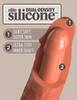 6" Dual Density Silicone Cock