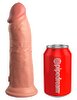 8" Dual Density Silicone Cock