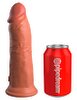 8" Dual Density Silicone Cock