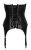 Leather Suspender Corset