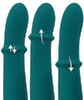 Rabbitvibrator mit Massagering & Klopf-Funktion