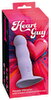 Vibrator „Heart Guy Purple“ mit herzförmigem Saugfuß