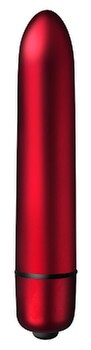 Vibrobullet „Scarlet Velvet“ mit 10 Vibrationsmodi und Mattlook.