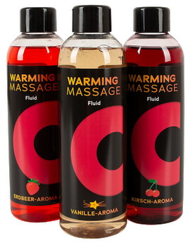 3-teiliges Massagegel-Set „Warming Massage“