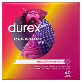 Kondome „Pleasure Me“ mit Noppen und Rillen
