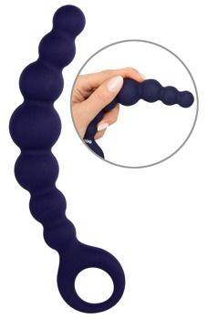 Anal Beads with a Ring Handle