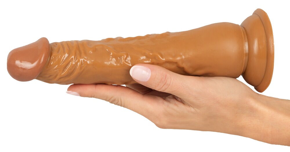 Naturdildo „European Lover Tan“ mit Saugfuß