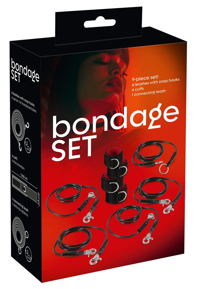 9-teiliges Bondage-Set