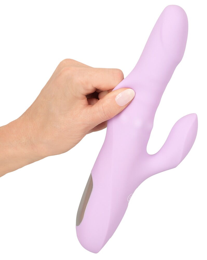 Rabbitvibrator „Thrusting Pearl“ mit Stoßfunktion und Perlen-Rotation