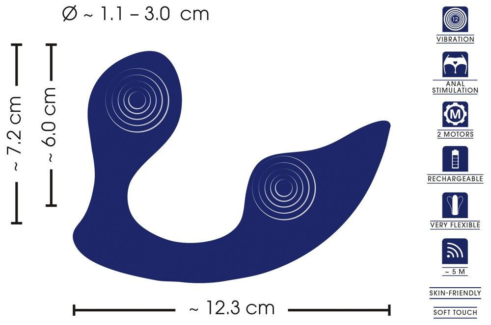 Slip-Analvibrator mit Fernbedienung