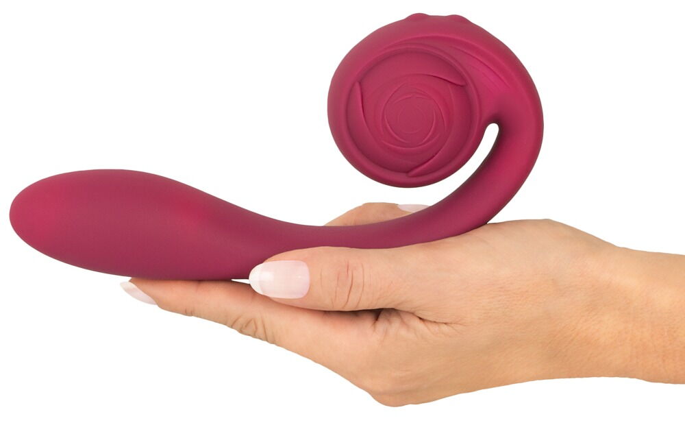 „Bendable Spot-on Vibrator“ mit biegbarer Rose für die Klitoris