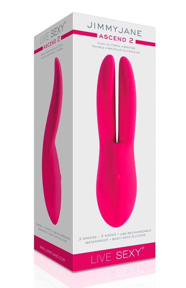 Klitorisvibrator „JimmyJane Ascend 2“ mit zwei Armen