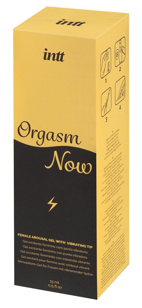 Stimulationsgel „Orgasm Now“ mit Vibrator-Applikator