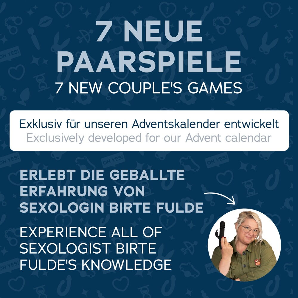 Erotik-Adventskalender für Paare mit Lovetoys & neuen Paarspielen