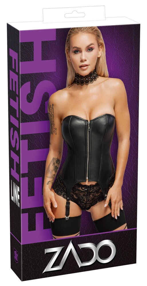 Leather Suspender Corset