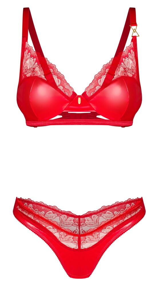 Dessous-Set „Aliosa“ mit Bügel-BH & Riostring