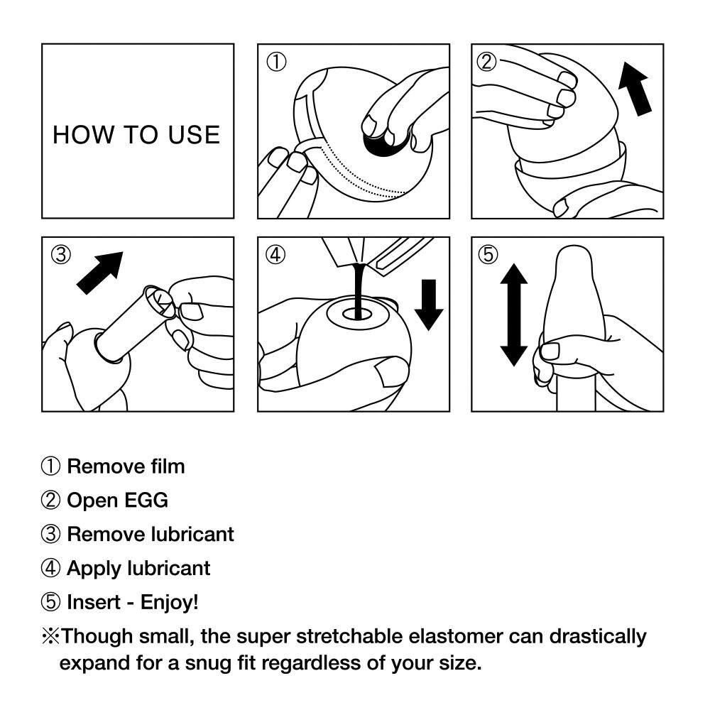 Masturbator „Egg Mesh“ mit Netzgitter-Stimulationsstruktur