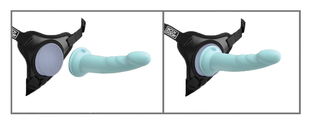 „Body Dock SE Fantasy Kit“ mit Umschnallgurt und 2 Silikon-Dildos