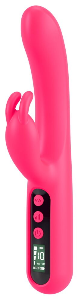 Rabbitvibrator „Pink Sunset“ mit Digital-Display