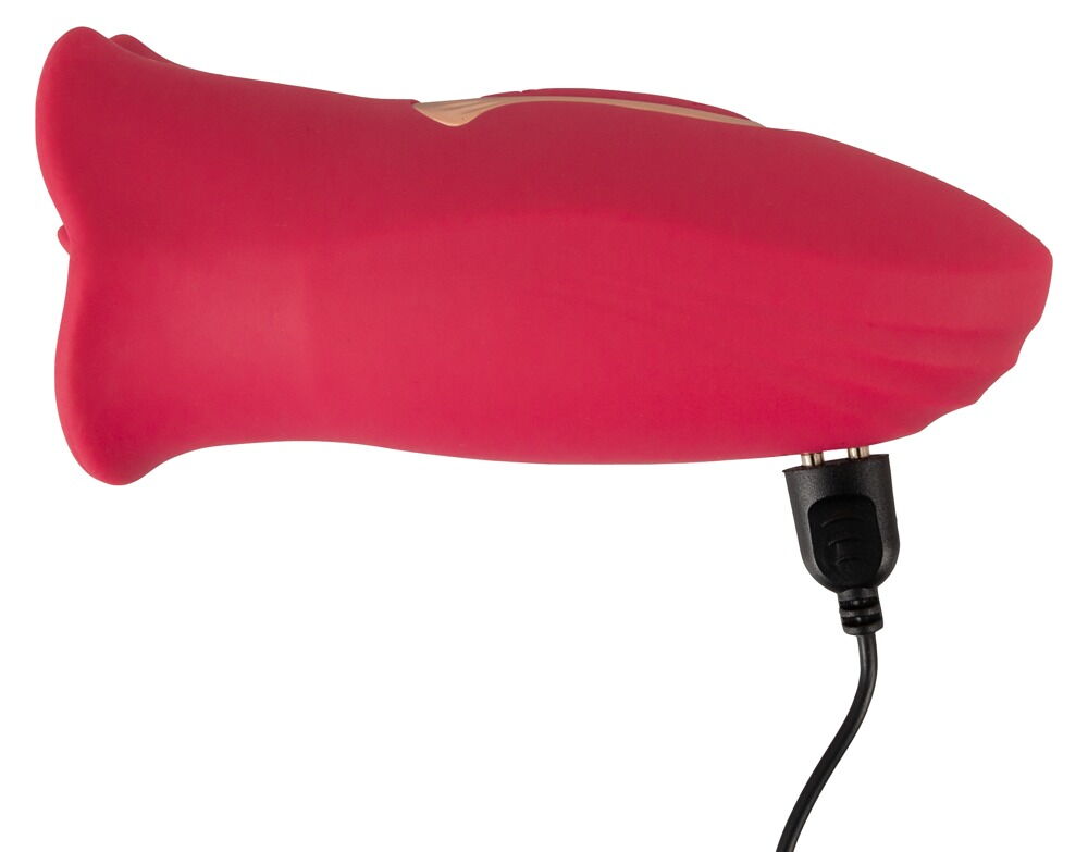 Auflegevibrator „Oral Fun“ mit Moving-Lips & Vibro-Zunge