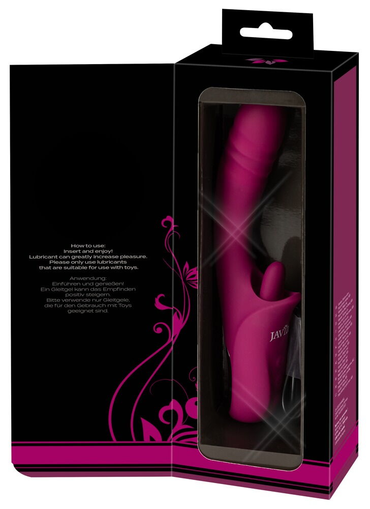 Stoßvibrator mit Vibro-Zunge für Klitoris