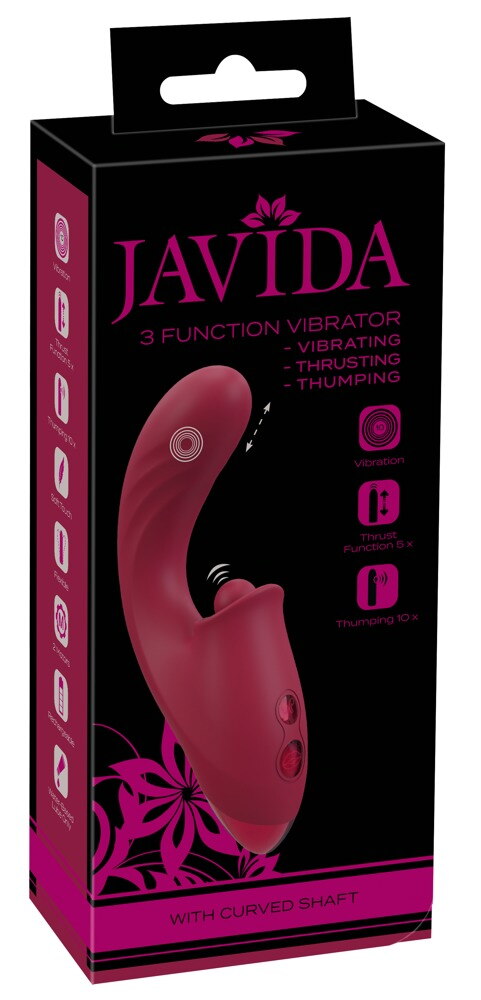 Stoßvibrator mit klopfendem Klitoris-Stimulator