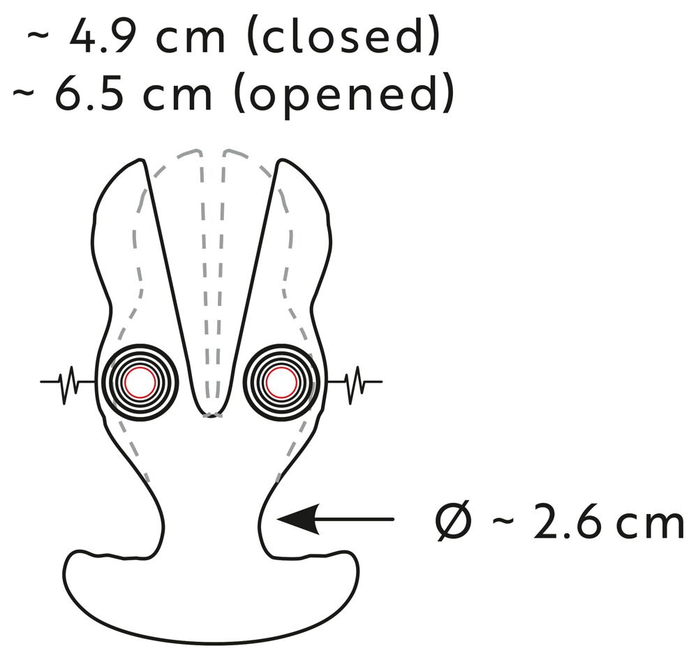 Analvibrator „RC Power Expander Plug“ mit Reizstrom