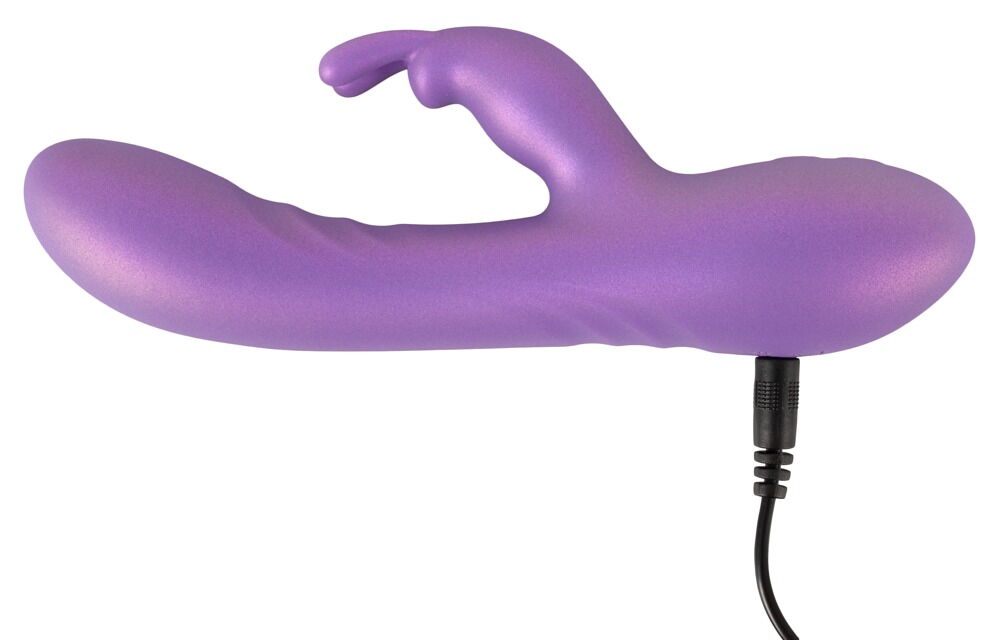 Rabbitvibrator im Metallic-Glossy-Look