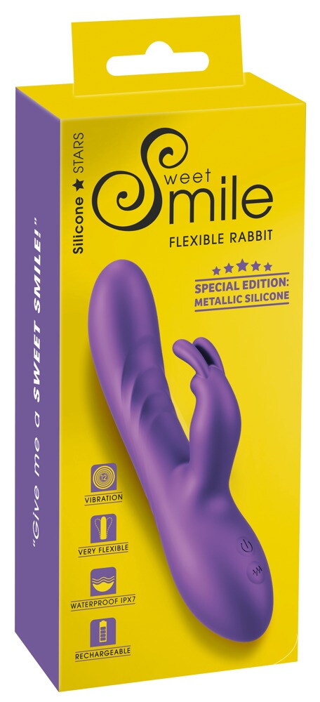 Rabbitvibrator im Metallic-Glossy-Look