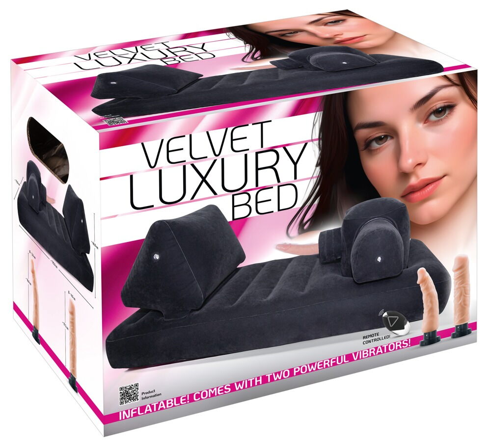 Sexmaschine „Velvet Luxury Bed“ inklusive 2 Naturvibratoren