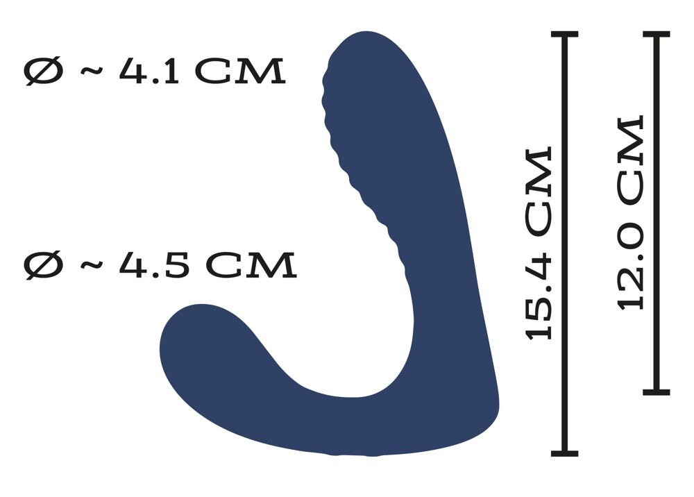 Prostata-Vibrator „Intense“ mit Fernbedienung