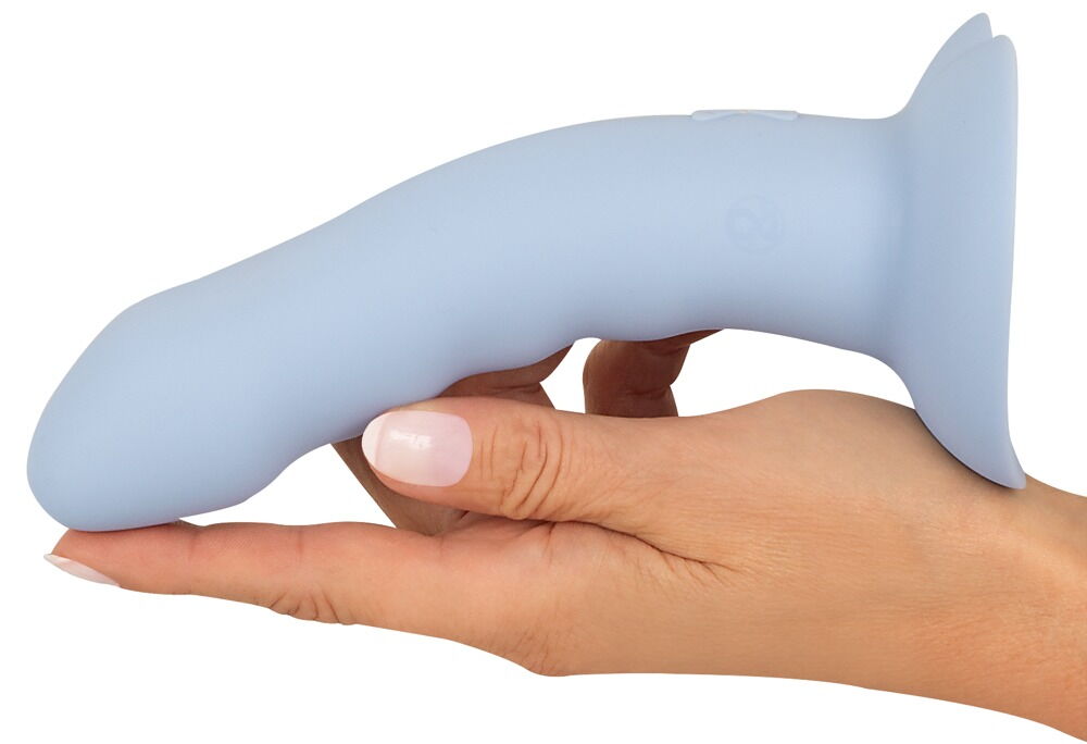 Vibrator „Heart Guy Blue“ mit herzförmigem Saugfuß