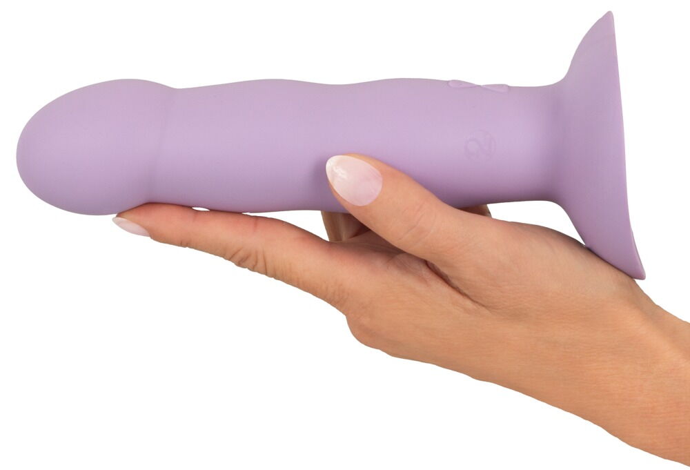 Vibrator „Heart Guy Purple“ mit herzförmigem Saugfuß