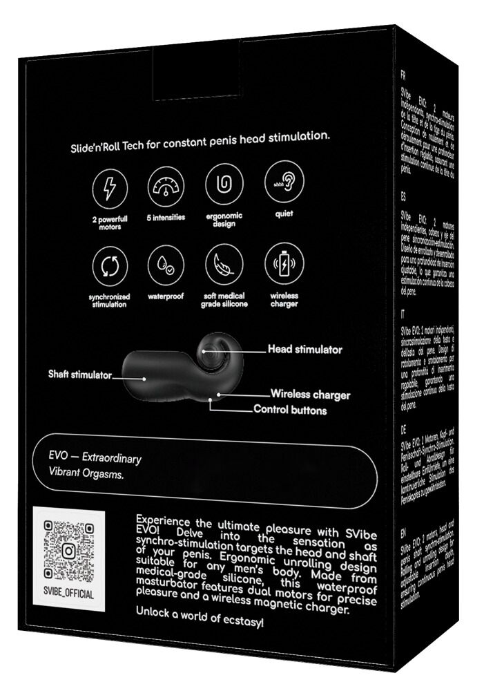 Masturbator „EVO" mit Slide’n’Roll-Technik