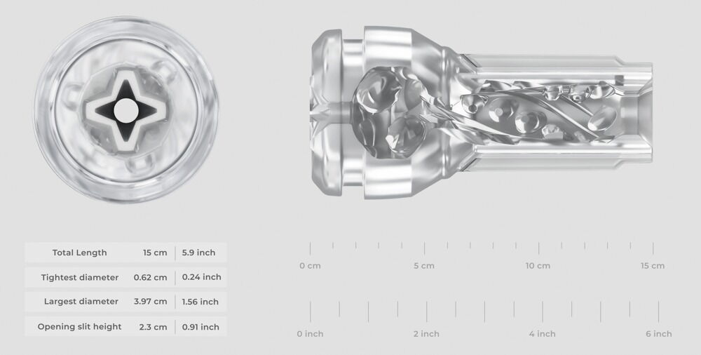 Feel Pocket Stroker Crystal + PowerBlow Combo