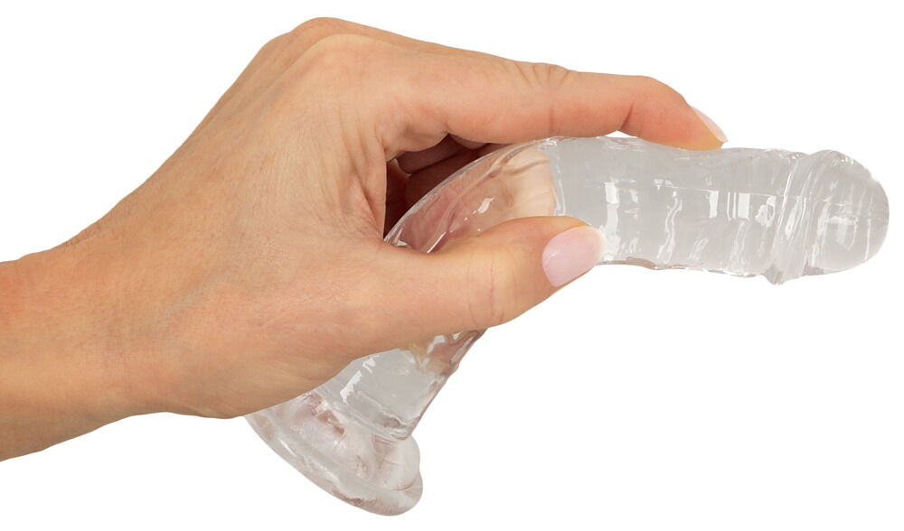 Naturdildo, transparent