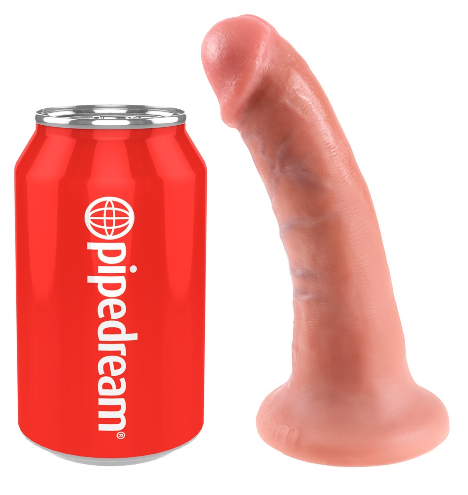 Naturdildo 6" Cock mit Saugfuß