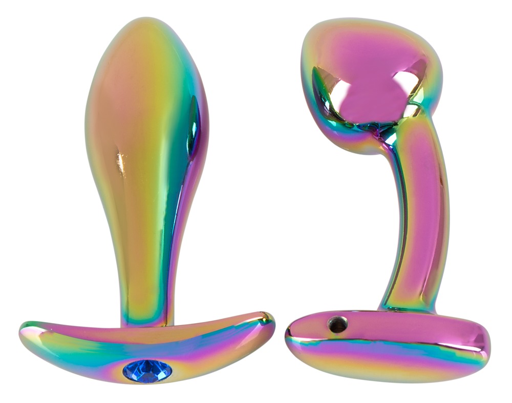 „metal Butt Plug Set In Rainbow Colours“ Mit 2 Verschiedenen Analplugs Online Kaufen Bei Orionde